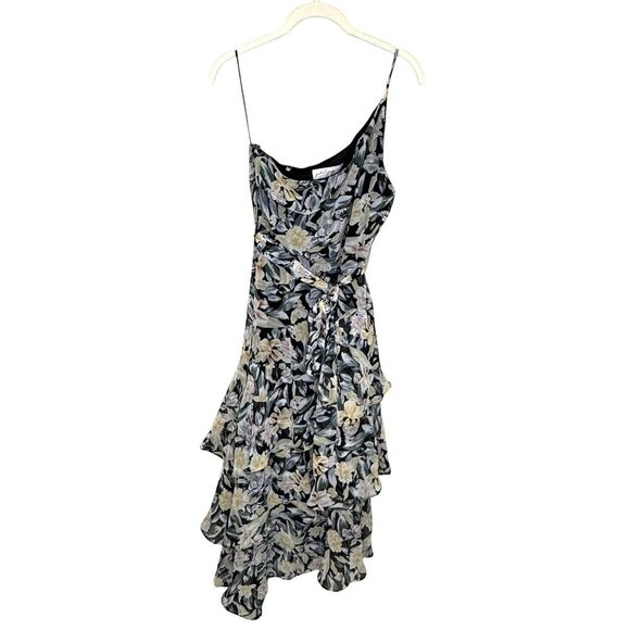 Petal + Pup Amren Dress Womens 8 AU 12 Floral Ruffle Maxi Tiered Spaghetti Strap - Picture 1 of 12